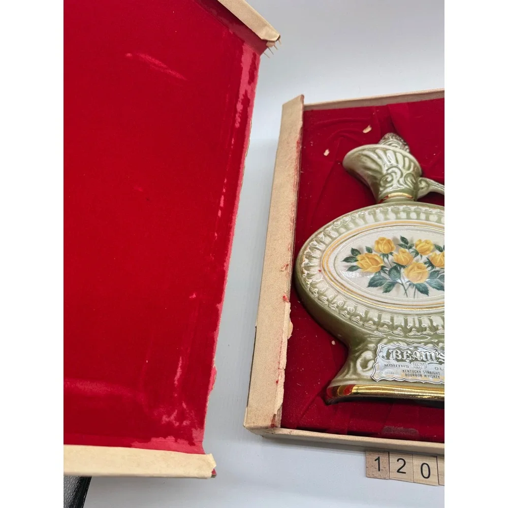 Vintage Beam's 150 Months Kentucky Bourbon Whiskey Decanter Empty with Box‎